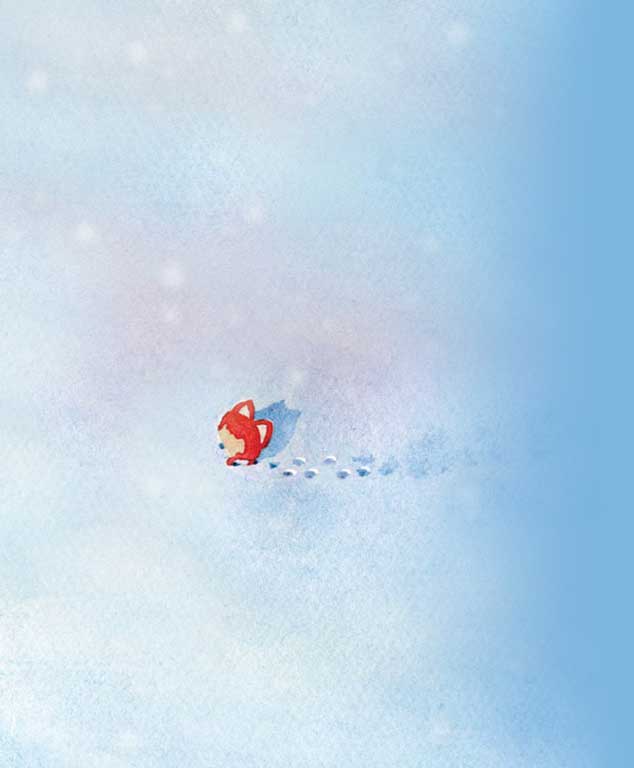 于是，小A一个人继续向前走